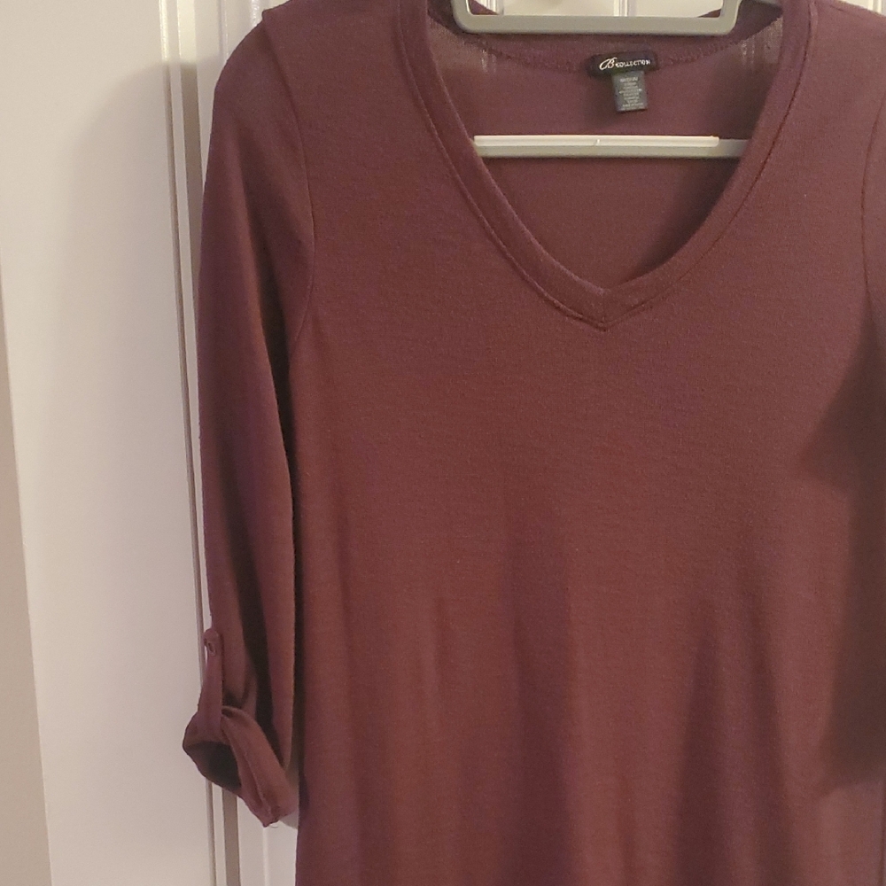 Maroon Women's Top - Picture 3 of 6